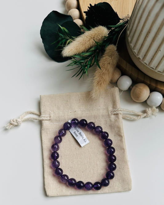 Bracelet Amethyste, Apaisement, Spiritualité et Protection